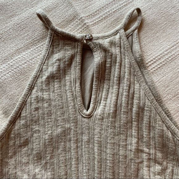 Amadi Anthropologie Knit Cream Midi Dress - Picture 9 of 9